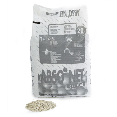 Ecospill Ltd Clay Granules Spill Absorbent, 20 L Capacity, 70 per Pack