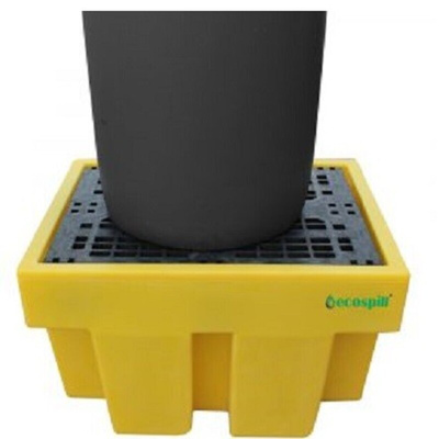 Ecospill Ltd Polyethylene Drum Pallet for Chemical, 225L Capacity