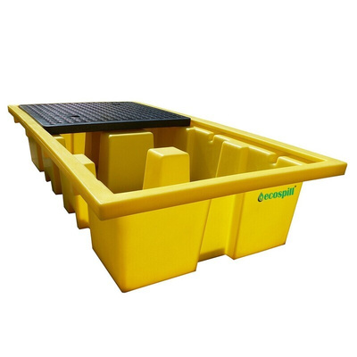 Ecospill Ltd Polyethylene Spill Pallet for Chemical, 1140L Capacity