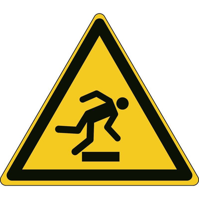 Brady Self-Adhesive Area Hazard Hazard Warning Sign