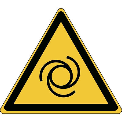 Brady Self-Adhesive Machinery Hazard Hazard Warning Sign
