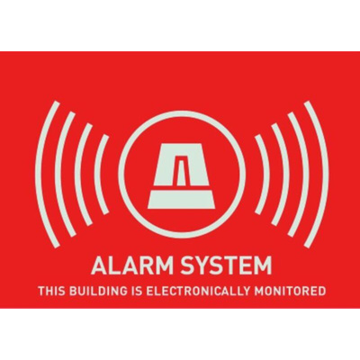ABUS Security-Center Hazard & Warning Floor Sticker (English)
