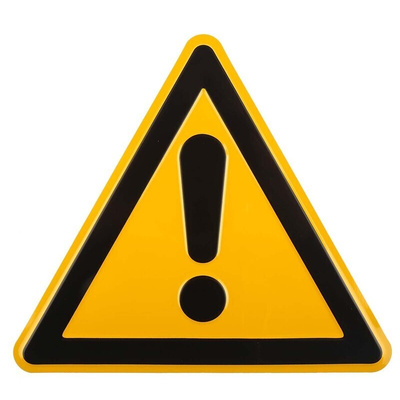 Wolk General Hazard Hazard Warning Sign