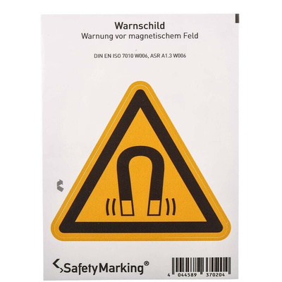 Wolk Self-Adhesive General Hazard Hazard Warning Sign