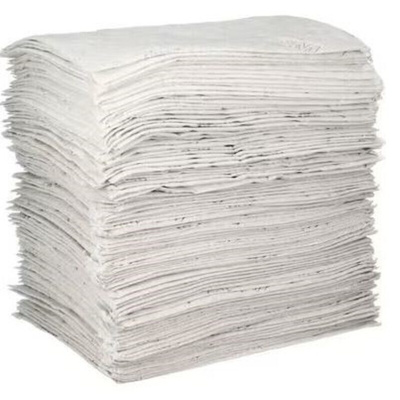 3M Pad Spill Absorbent for Oil Use, 142 L Capacity, 100 per Pack