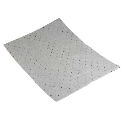 RS PRO Pad Spill Absorbent for Maintenance Use, 90 L Capacity, 100 per Pack