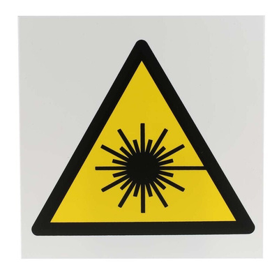 RS PRO Machinery Hazard Hazard Warning Sign