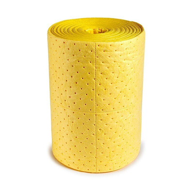 RS PRO Roll Spill Absorbent for Chemical Use, 100 L Capacity, 1 per Pack