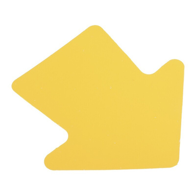 RS PRO Self-Adhesive General Hazard Hazard Warning Sign