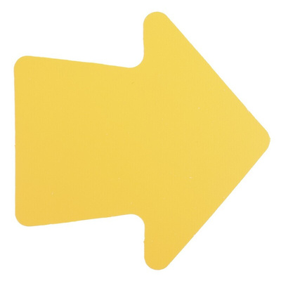RS PRO Self-Adhesive General Hazard Hazard Warning Sign
