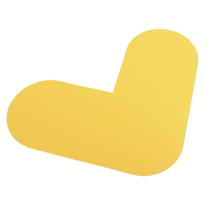 RS PRO Self-Adhesive General Hazard Hazard Warning Sign
