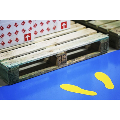 RS PRO Self-Adhesive General Hazard Hazard Warning Sign