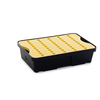 RS PRO Polyethylene Spill Tray with Grate for Industrial Storage, 20L Capacity