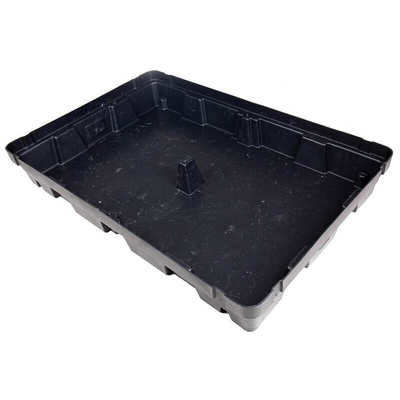 RS PRO Polyethylene Spill Tray with Grate for Industrial Storage, 100L Capacity