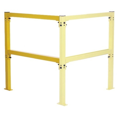 RS PRO Yellow Steel Safety Railing