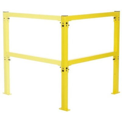 RS PRO Yellow Steel Safety Railing