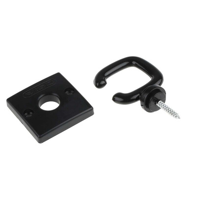 RS PRO Black Polypropylene Barrier Hook