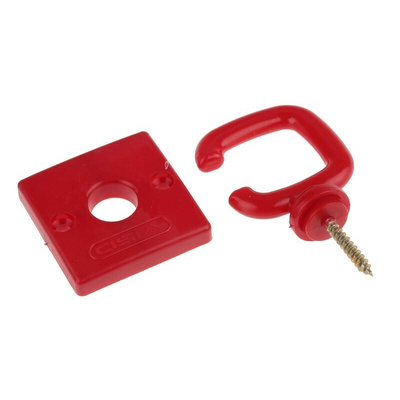 RS PRO Red Polypropylene Barrier Hook