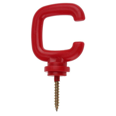 RS PRO Red Polypropylene Barrier Hook