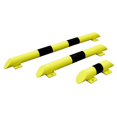RS PRO Black & Yellow Steel Protection Stop