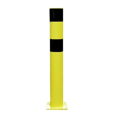 RS PRO Black & Yellow Steel Post