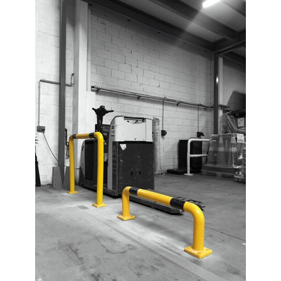RS PRO Black, Yellow Impact Protector 1200mm x 80mm 150mm