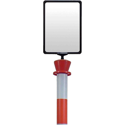 RS PRO Red/White ABS Barrier Post