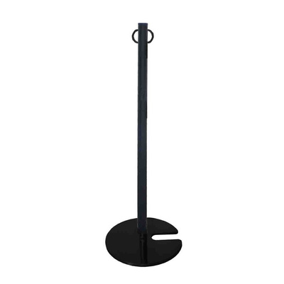 RS PRO Black & Yellow Steel Barrier Post