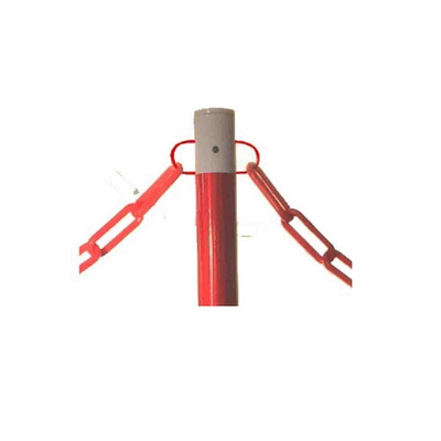 RS PRO Black & Yellow Steel Barrier Post