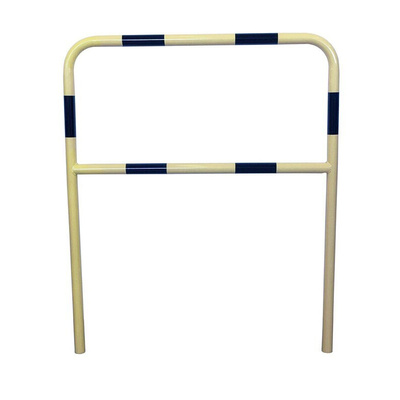 RS PRO Black & Yellow Steel Protection Barrier
