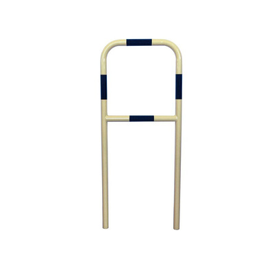 RS PRO Black & Yellow Steel Protection Barrier