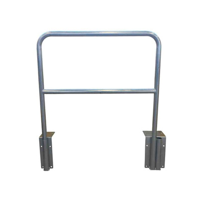RS PRO Grey Galvanised Steel Barrier Base
