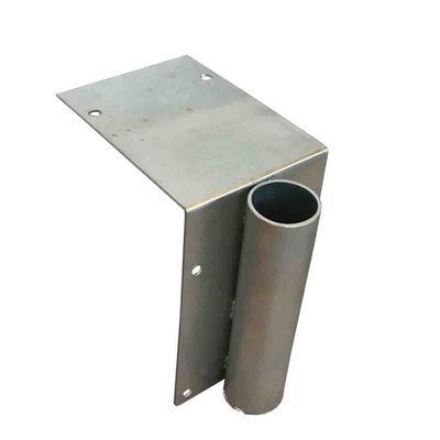 RS PRO Grey Galvanised Steel Barrier Base