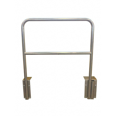 RS PRO Grey Galvanised Steel Barrier Base