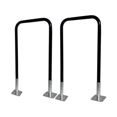 RS PRO Grey Galvanised Steel Barrier Base