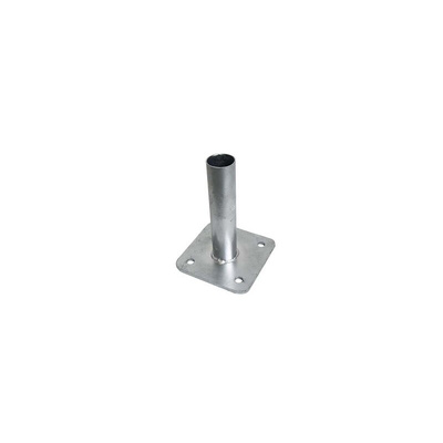 RS PRO Grey Galvanised Steel Barrier Base