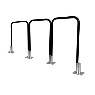 RS PRO Grey Galvanised Steel Barrier Base
