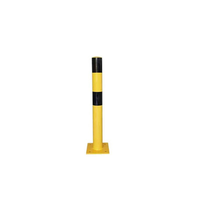 RS PRO Black & Yellow Steel Post