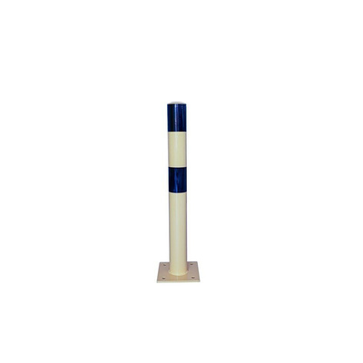 RS PRO Chrome Galvanised Steel Post