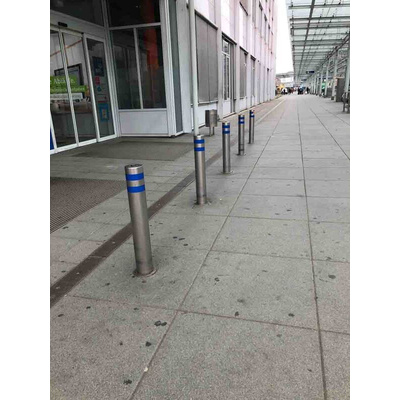RS PRO Grey Stainless Steel Post