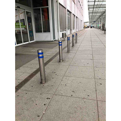 RS PRO Grey Stainless Steel Post