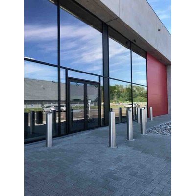 RS PRO Grey Stainless Steel Post