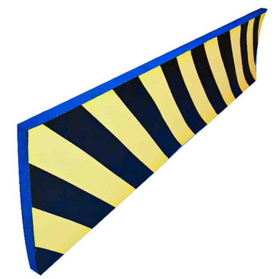 RS PRO Black, Yellow Impact Protector 1000mm x 300mm