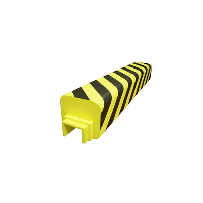 RS PRO Black, Yellow Impact Protector 1000mm x 160mm