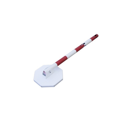 RS PRO Red/White Steel Barrier Post