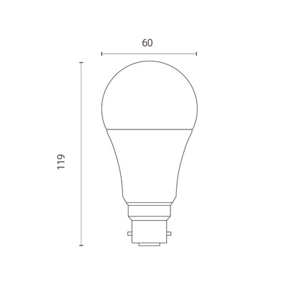 4L1/8002 | 4lite UK 8 W B22 LED Smart Bulb