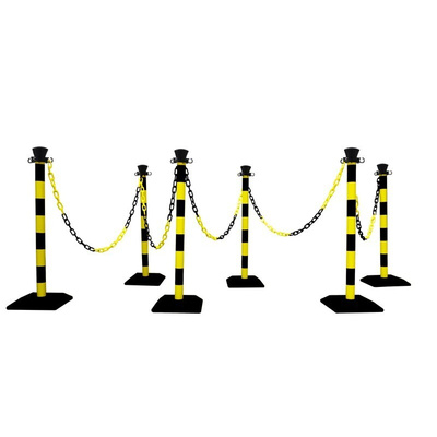 RS PRO Black & Yellow ABS Chain Barrier