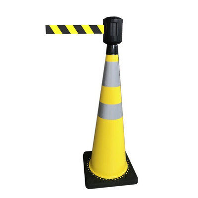 RS PRO Black & Yellow ABS Strap Reel, Yellow/Black Tape