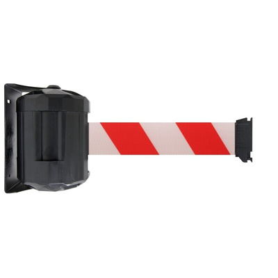 RS PRO Red & White Steel Strap Reel, 4m, Red, White Tape