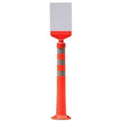 RS PRO Orange Polyurethane Flexible Bollard